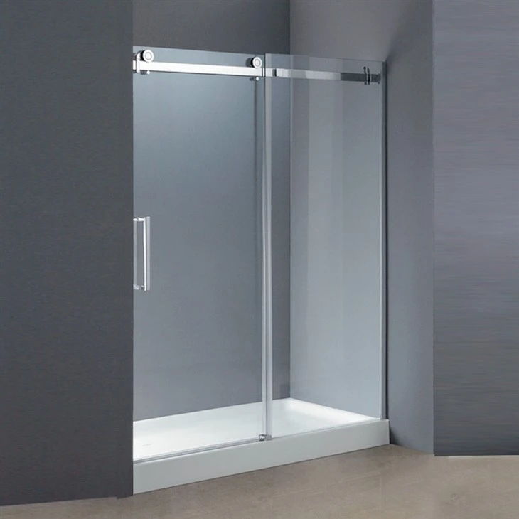 Bath Frameless Shower Slide Door